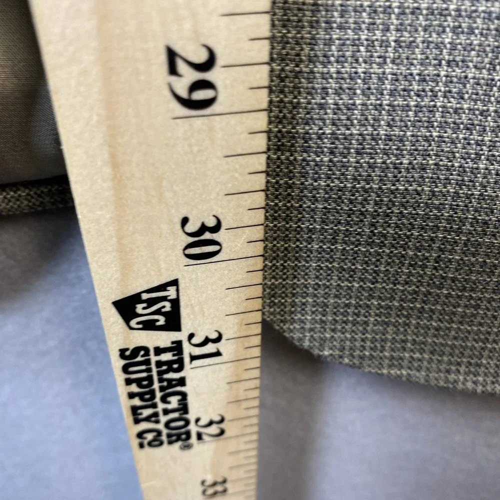 Lauren Ralph Lauren Blazer Mens 46R Taupe Silk Wool Slim Fit Sport Coat Academia
